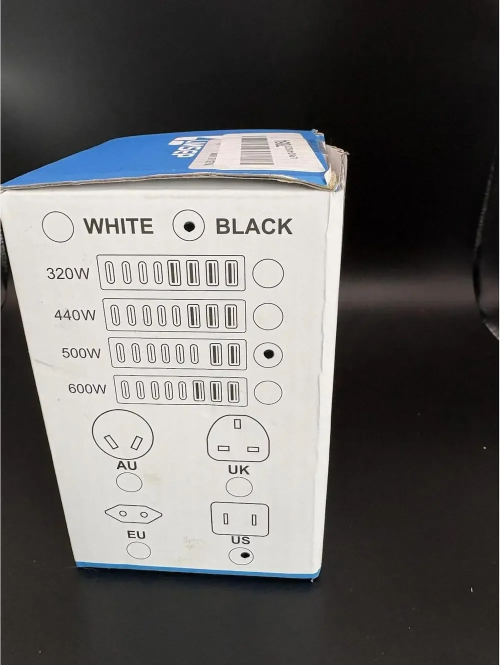 500W USB C Fast Charger Block - 8-Port GaN Charging Station for Multiple Devices